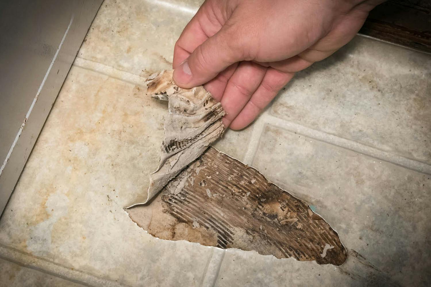 Asbest vinyl Asbest golv